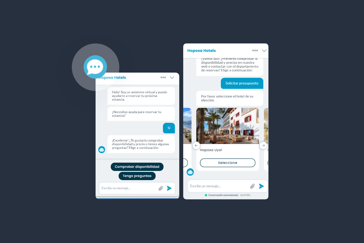 Integración del chatbot  HiJiffy en una página web
