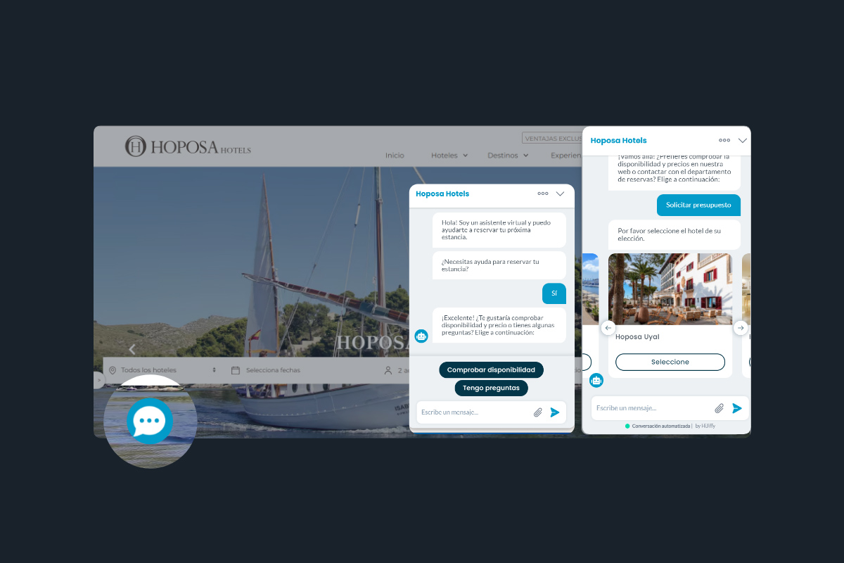 Integración del chatbot  HiJiffy en una página web